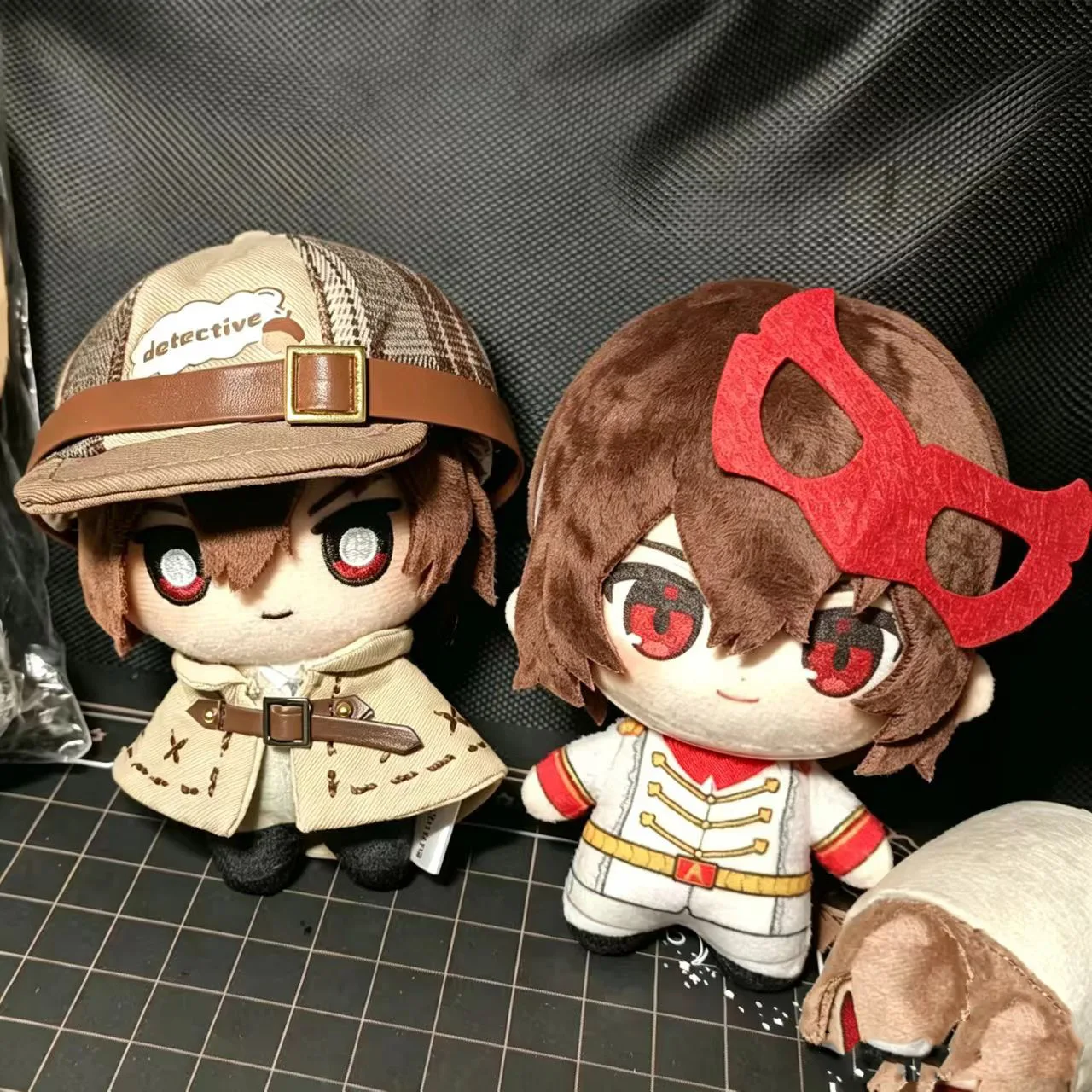 12cm Akechi Goro Amamiya Ren Plushie Stuffed Toys CROW Plush Toys Dolls Pendants Keychain Fans Birthday Xmas Gifts