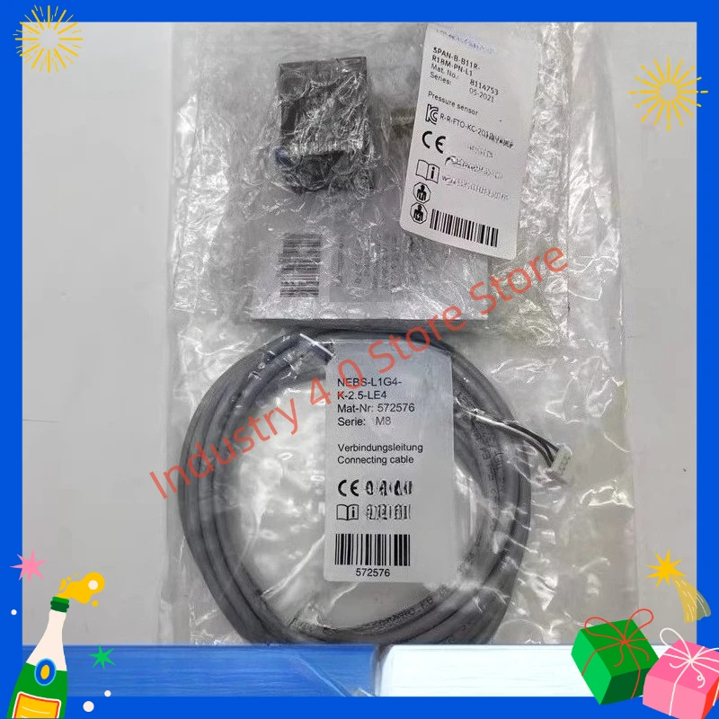 

8114754 8114769 Pressure Sensor Brand New SPAN-B-B2R-R18M-PN-L1+2