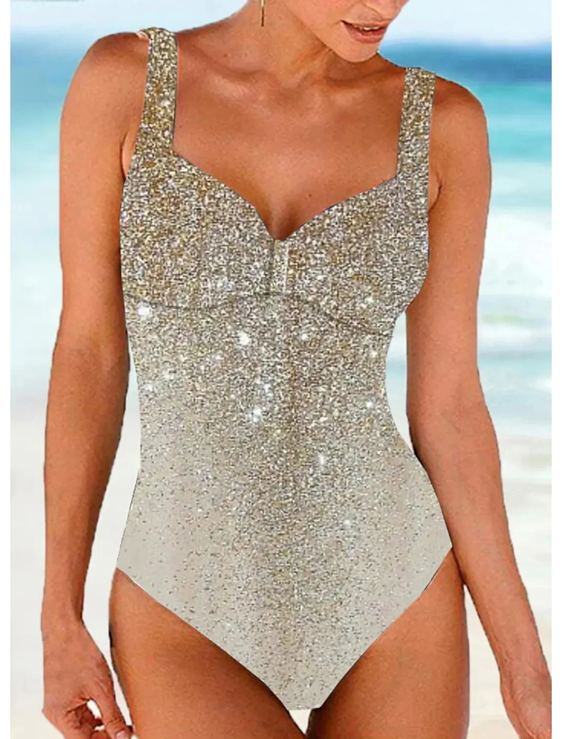 Bañador Sexy de dos piezas para mujer, Tankini estampado, conjunto de ropa de playa a la moda para verano, 2023