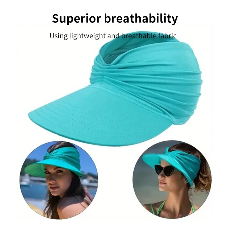 Sun Hat-Stylish And Protective For Spring, Summer, And Autumn Sports Empty Top Hat Outdoor Beach Sun Hat Sun Hat in