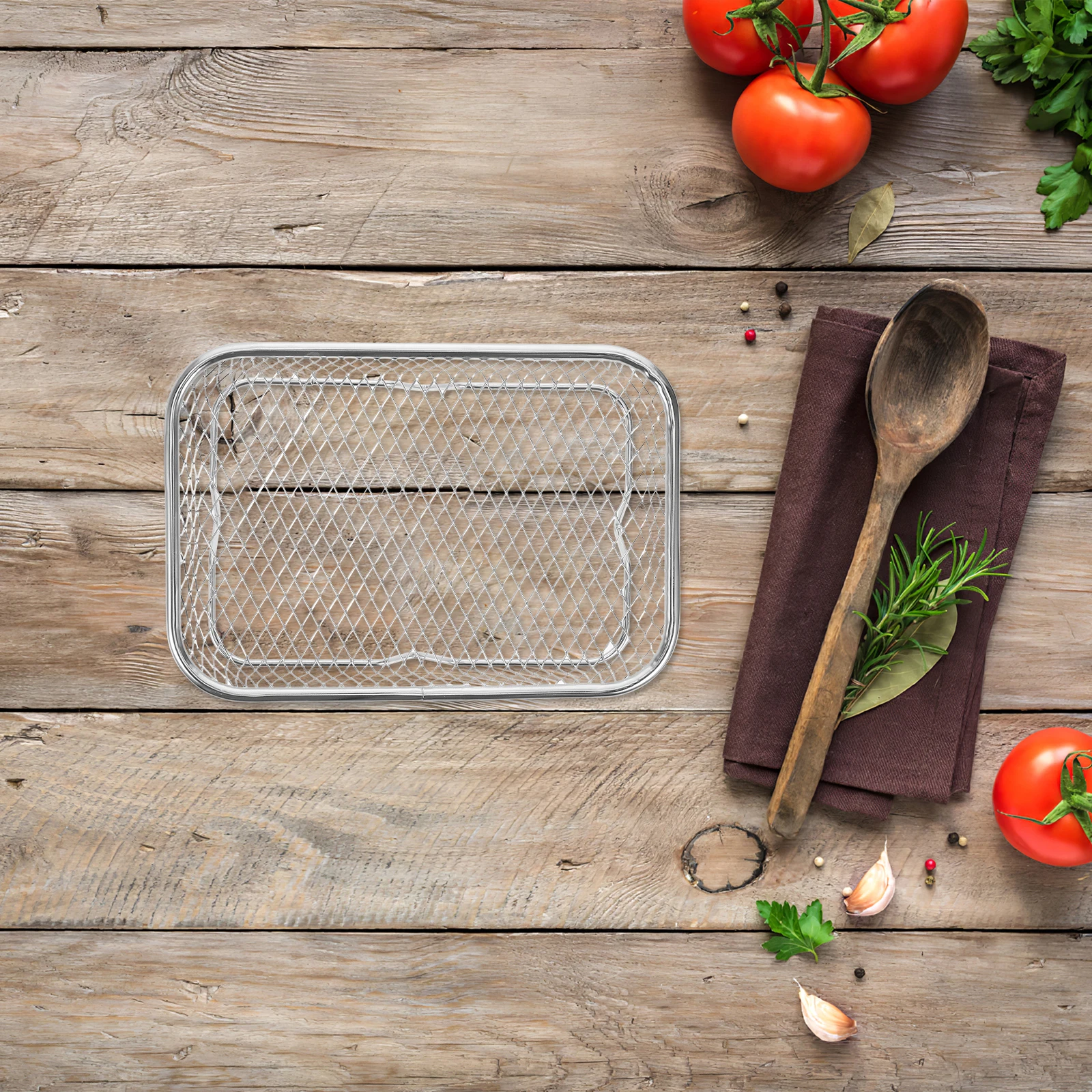 

3 Pcs Stainless Steel Drain Basket Barbecue Kitchen Steamer Rack for Cooking Multi-functional Draining