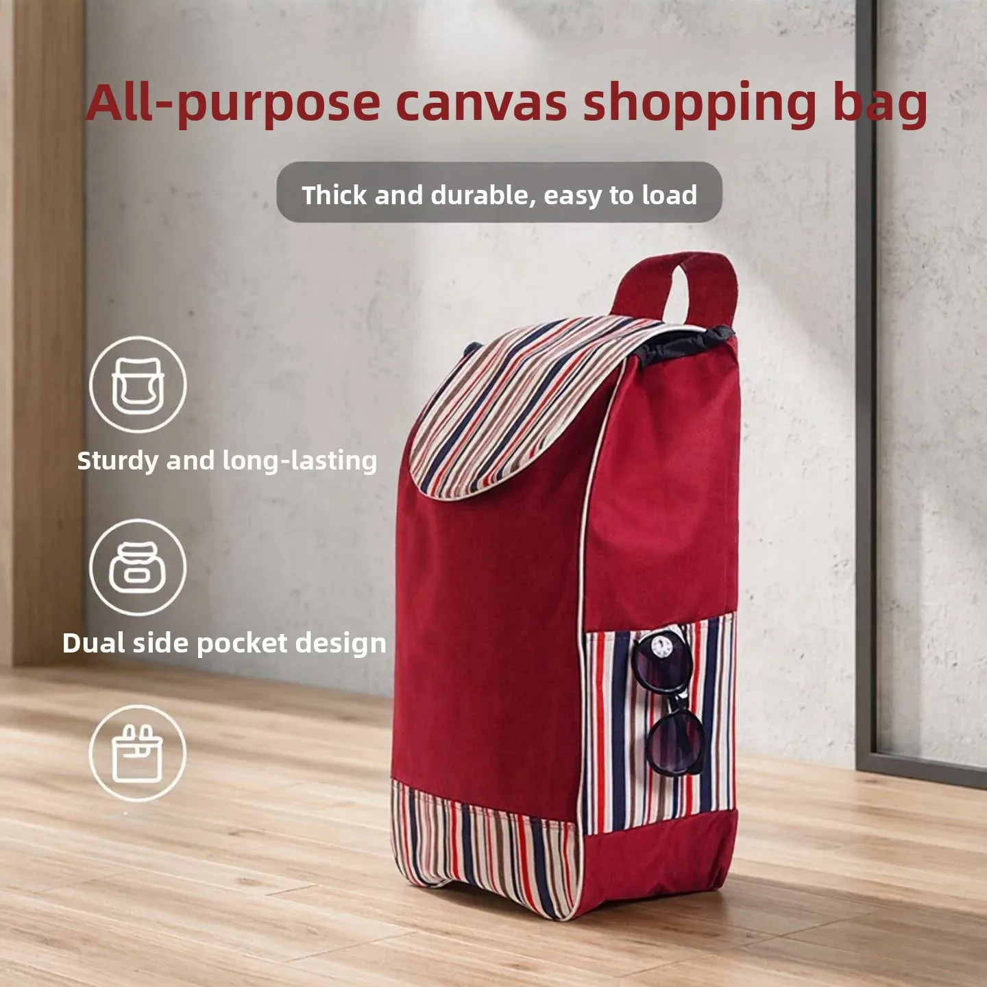 stainless-steel-shopping-cart-inner-bag-with-cover-detachable-waterproof-vegetable-cart-portable-storage-organizer-household