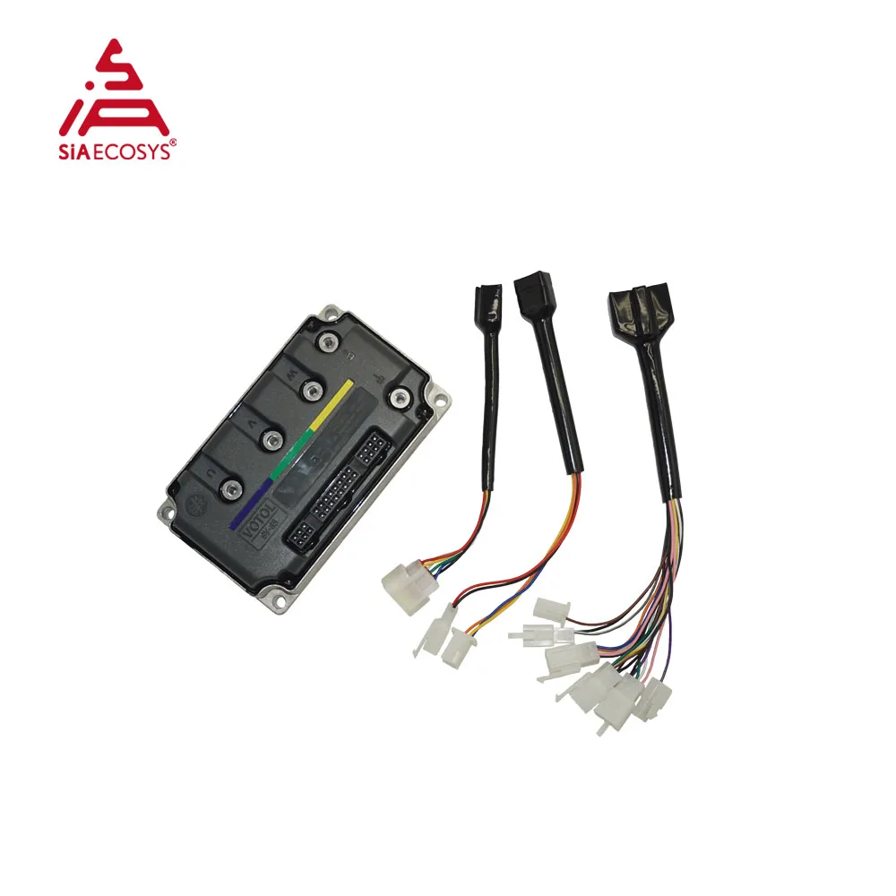 New!Votol Controller SV85 72V Rated 49A Peak 245A Sine wave Hall Sensor Controller Suit for 1-2kw Electric Brushless DC Motor