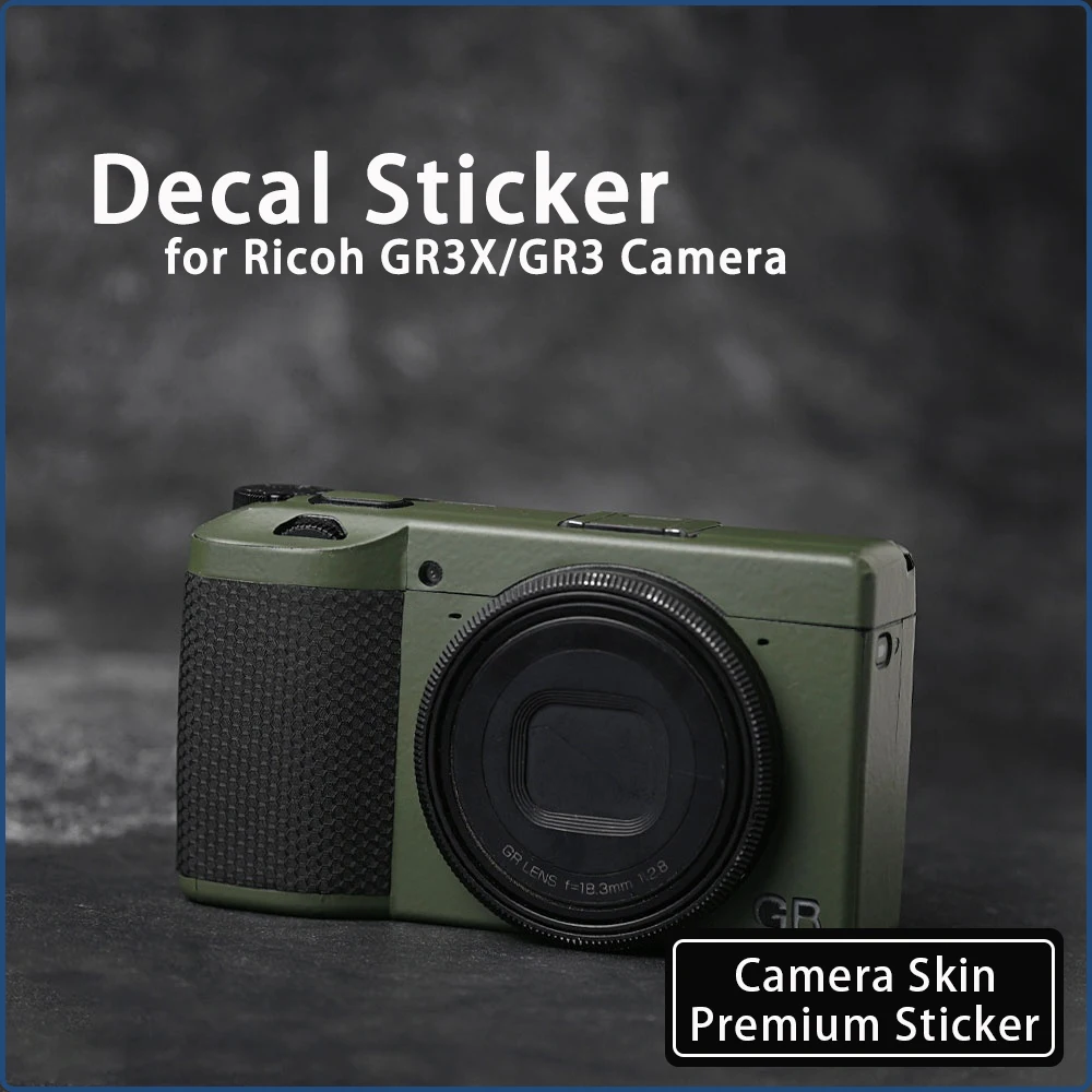 

R3 Protective Film Decal Sticker for Ricoh GR3X GR3 Camera Skin GR3X Wrap Cover GR3 Protector Cover Film Decal Skin Wrap Cover