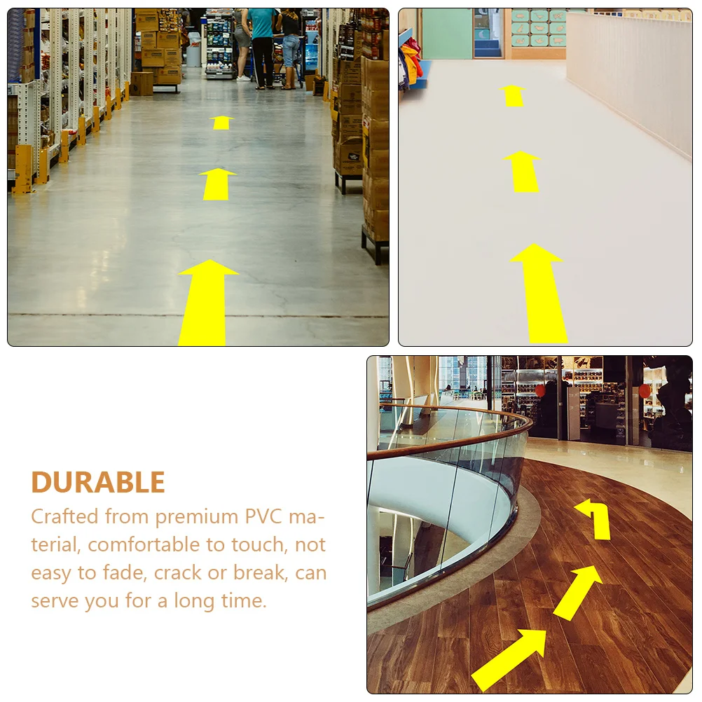 2 ชิ้น Arrow สติกเกอร์กาวป้ายทิศทางการจราจรสัญญาณความปลอดภัยแผนที่ลูกศรป้ายสติกเกอร์ไวนิลชั้น Decals
