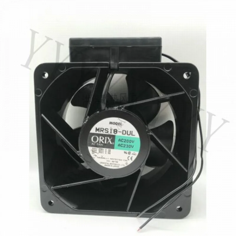 

Y+ORIX MRS18-DUL 200V 230V 0.4A 0.5A 18090 180mm AC cooling fan