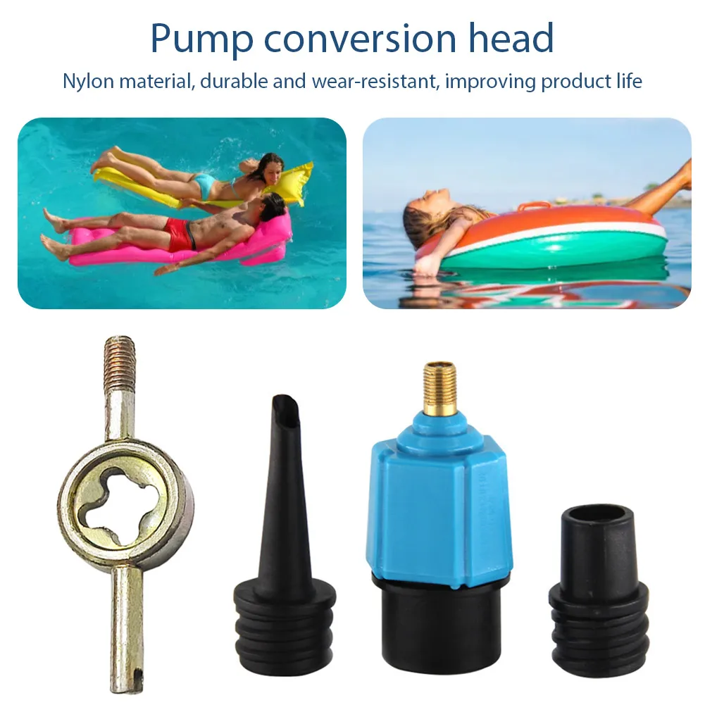 Pump Valve Adapter Air Valve Adapter Air Pump Converter for Kayaking Dinghy Pontoon Boat for Surfboard Inflatable Bed