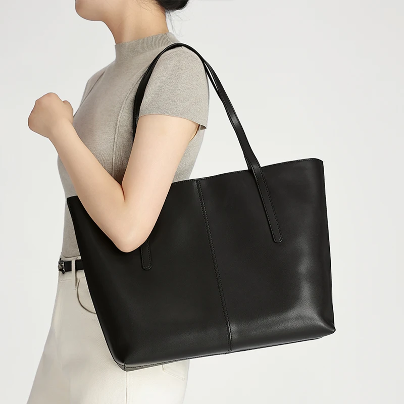 

Ladies Fashion Luxury Designer Shoulder Bag Women's Genuie Leather Large Capacity Tote Bag For Work Office Daily Use Commute
