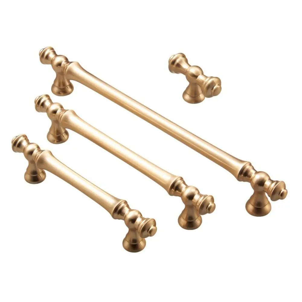 Zinc Alloy Cabinet Door Handle Modern Simple European Style Drawer Knobs Light Luxurious Solid Antique Kitchen Cupboard Pull