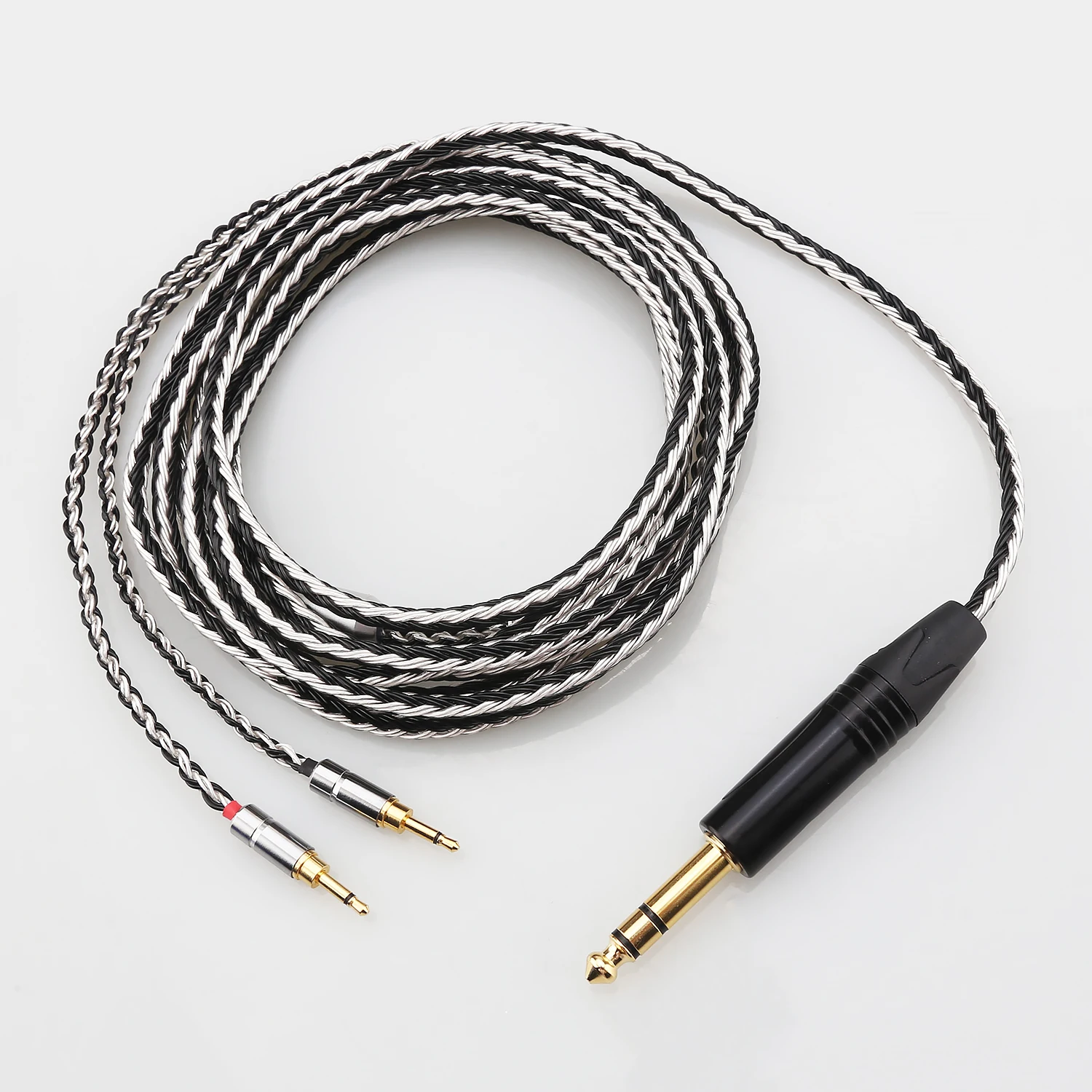 16 Core Silver Plated Headphone Upgrade Cable 2x2.5mm Plug Multi Optional for Sivga Oriole SV021 1MORE H1707 Monolith M1060C