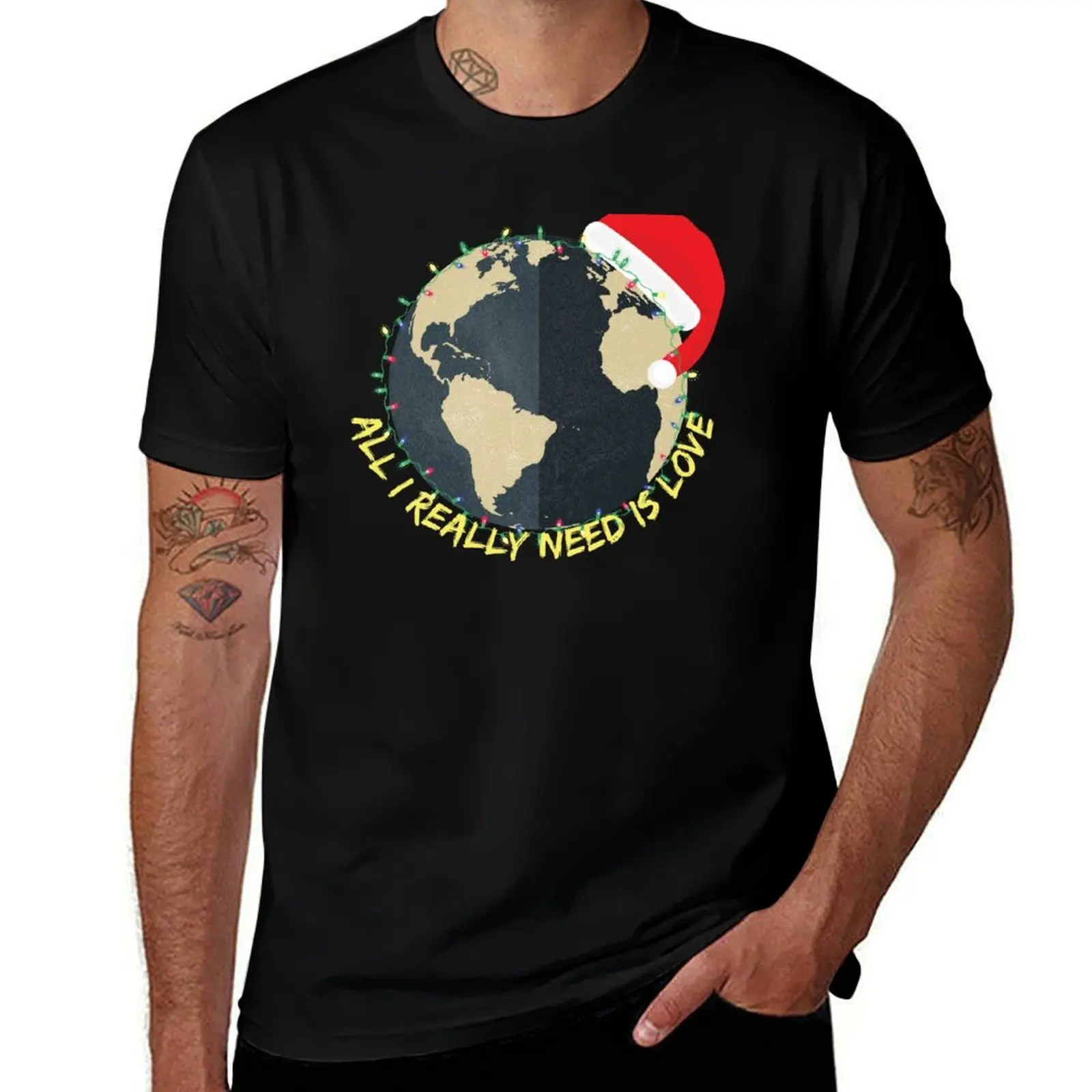 

All I need is love and peace T-Shirt t shirt custom print cotton t shirts high quality T-Shirt