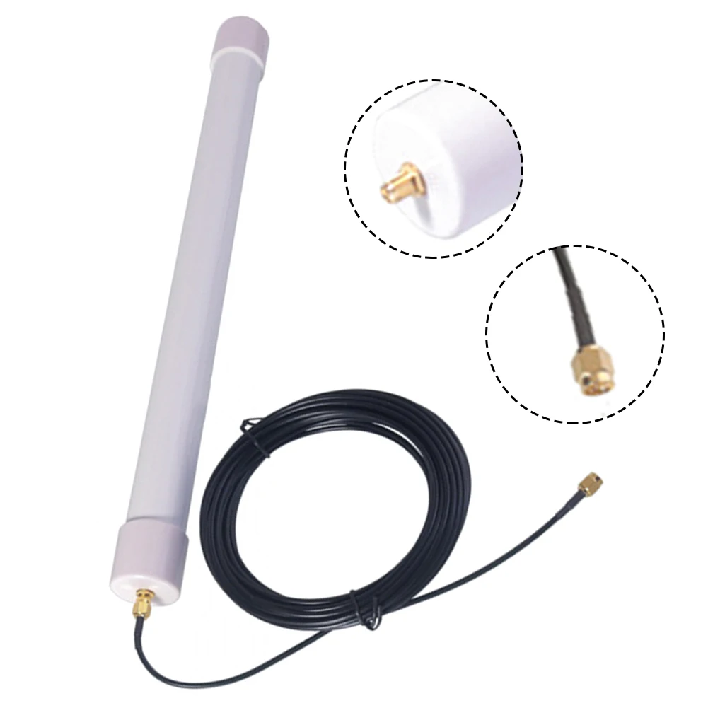 

SMA Female White Fibreglass Antenna 1090 MHz Strip-line 4 Half-wave An-tennas With 10m Cable Home Accessories