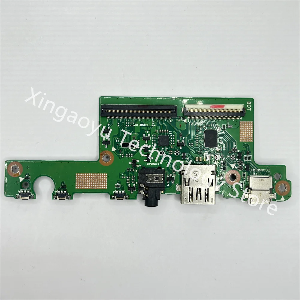 Original For Asus C434TA TYPE-C IO Audio Headset Charging Power On Button BOARD Test Perfect Free Shipping