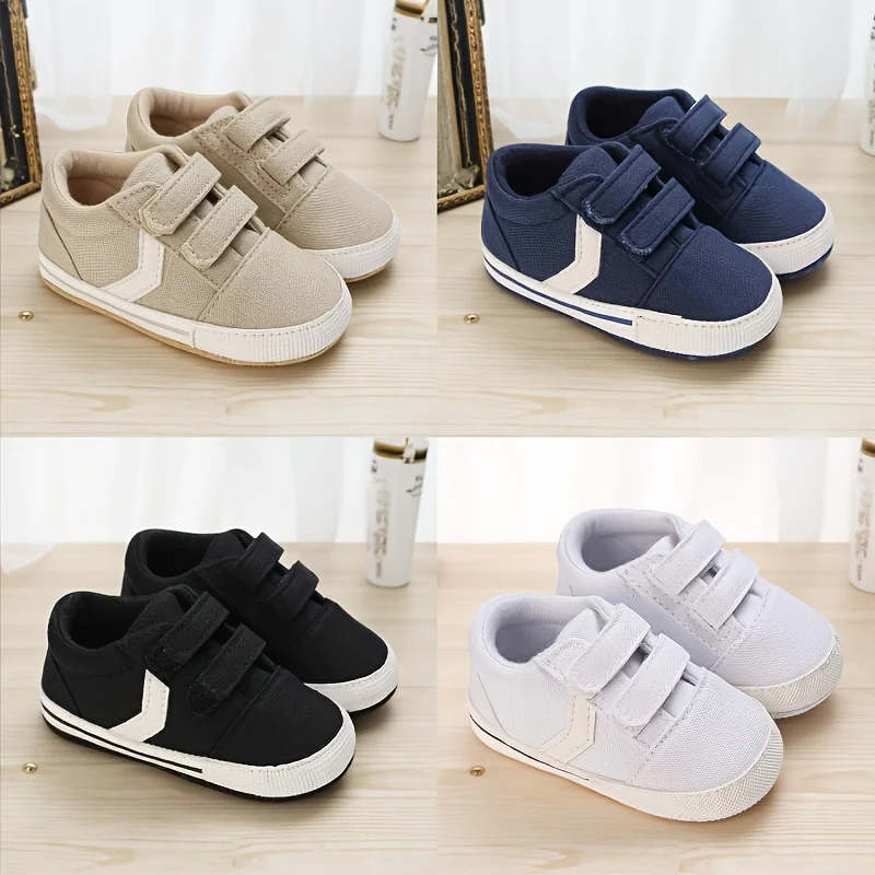 

Four Season Baby Shoes 0-1 Year Old Newborn Casual Shoes Soft Soled Canvas Shoes Baby Walking Shoes