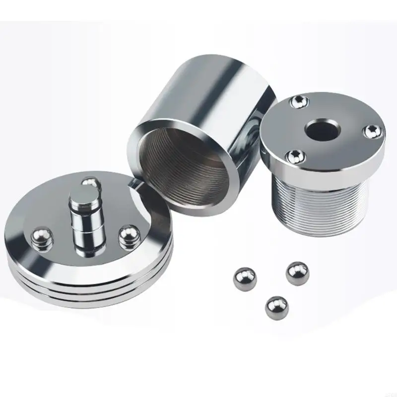 Aluminum Alloy Isolation Feet for Auditory Equipment with Slip Resistant Silicone Foot Pad and Vibration Dampening