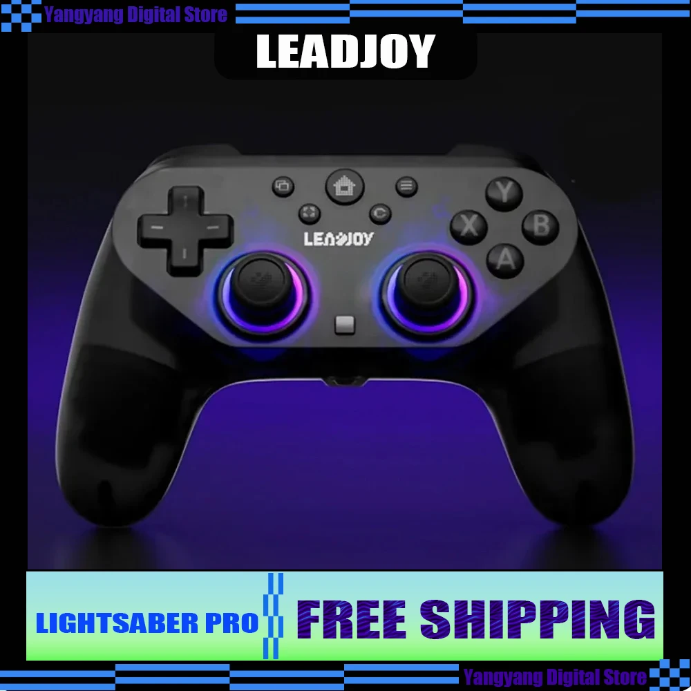 Leadjoy Lightsaber Pro Gamepad سماعة لاسلكية تعمل بالبلوتوث RGB TMR عصا التحكم PC اللوحي التبديل تحكم XBOX/NS2 المزدوج قاعة الجسم تحسس FPS #2