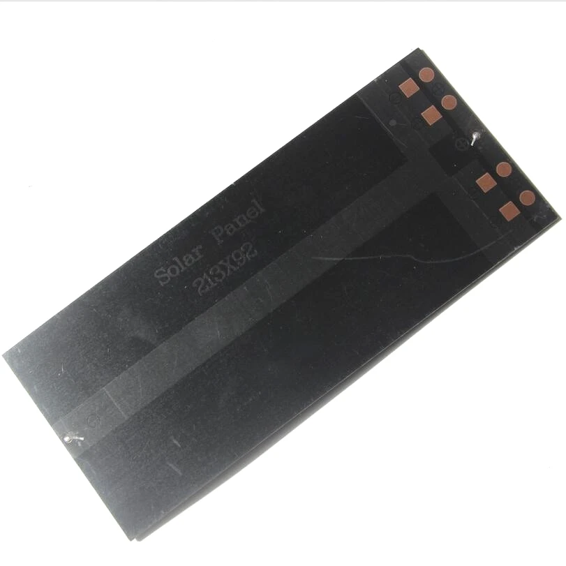 BUHESHUI 2.5W 12V Polykristallijne Zonnepaneel Zonne-energie Voor 9V-12V Batterij Systeem Licht 213*92MM