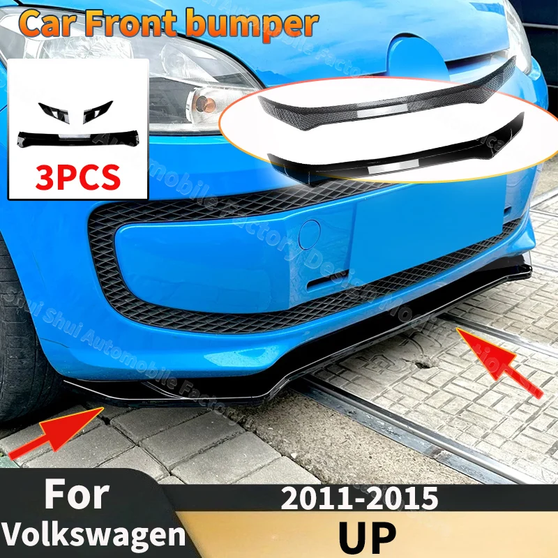 

Для Volkswagen UP 2011-2015 автомобильный передний бампер, спойлер для губ, лопата, защита кузова, внешняя модификация, нижняя защита, тюнинг