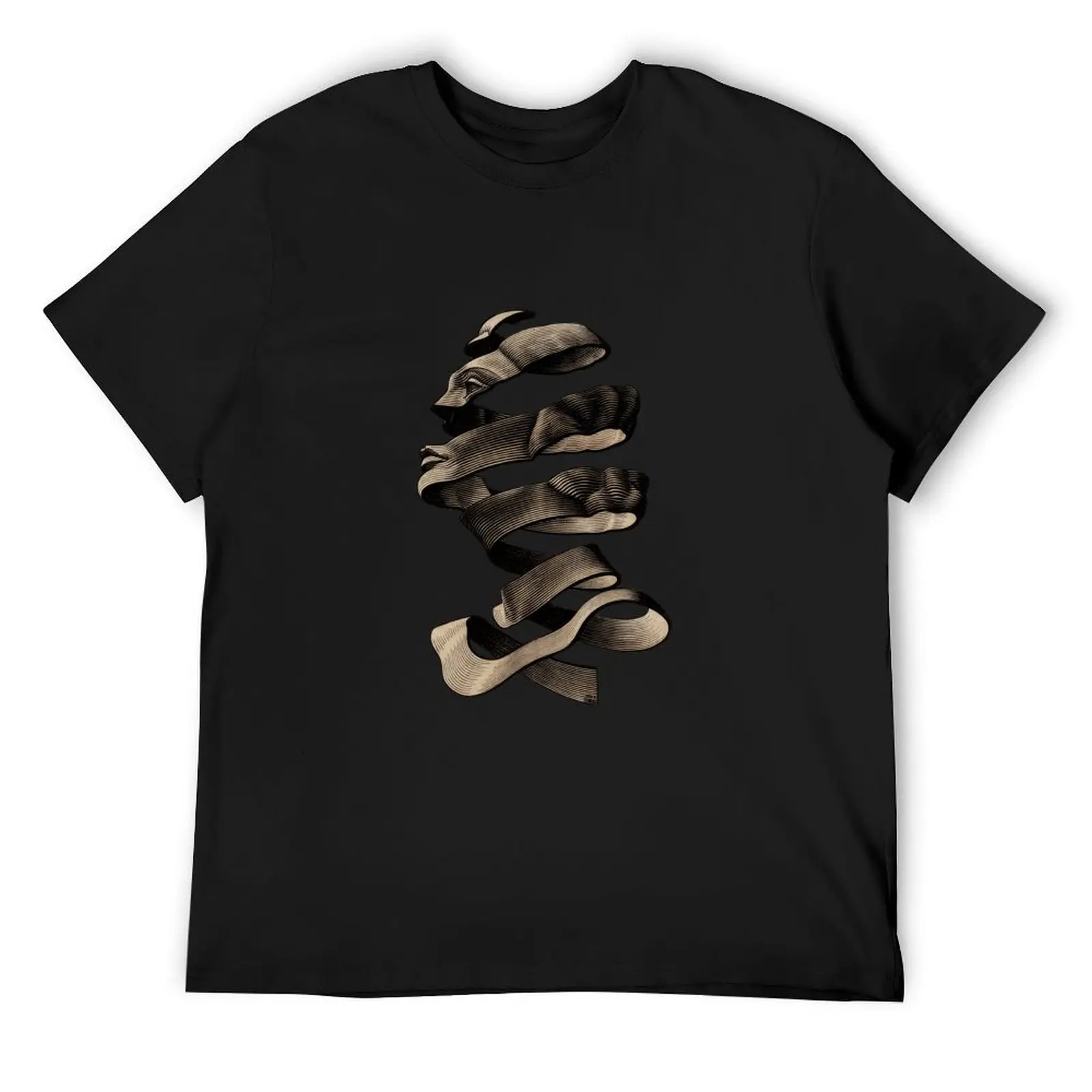 M. C. Escher - Rind 1955 T-Shirt vintage t shirts customizeds shirts graphic anime heavy weight t shirts for men