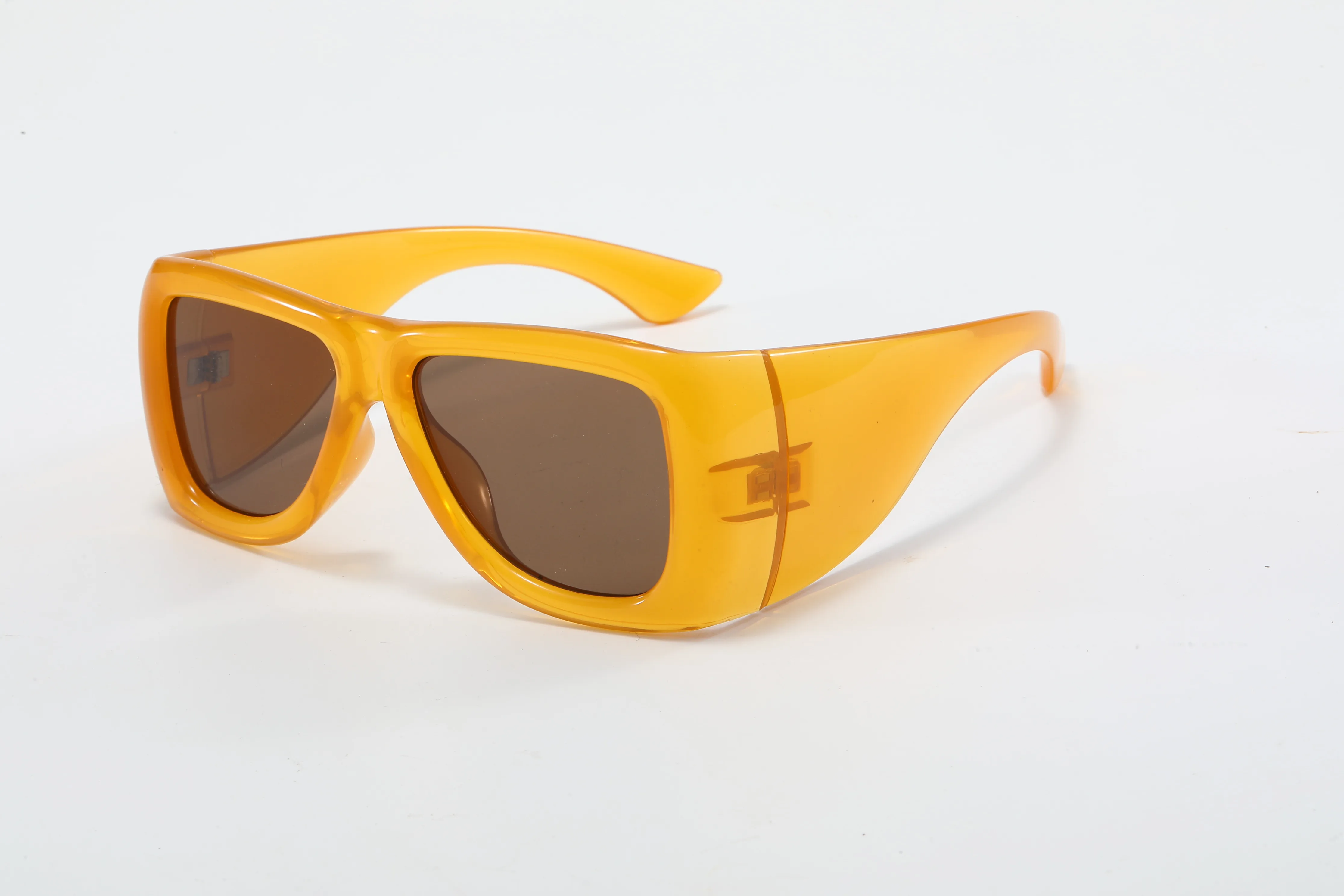 2026 Neue Mode Übergroße Quadratische Y2K Sonnenbrille für Damen Luxusmarke Schwarze Punk-Sonnenbrille für Herren Coole Hip-Hop-Sonnenbrille für Draußen – Detail 18