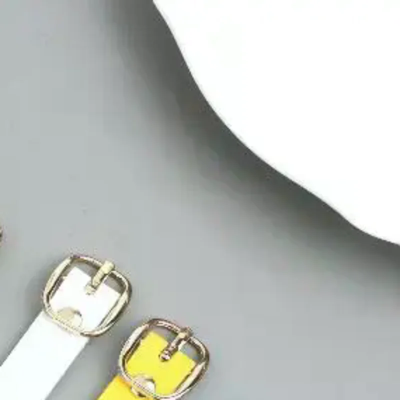 Multicolor PU Luggage Tag Straps Alloy Buckles Waterproof Luggage Tag Strap Ultra Light Wear-resistant For Travel Business Trip