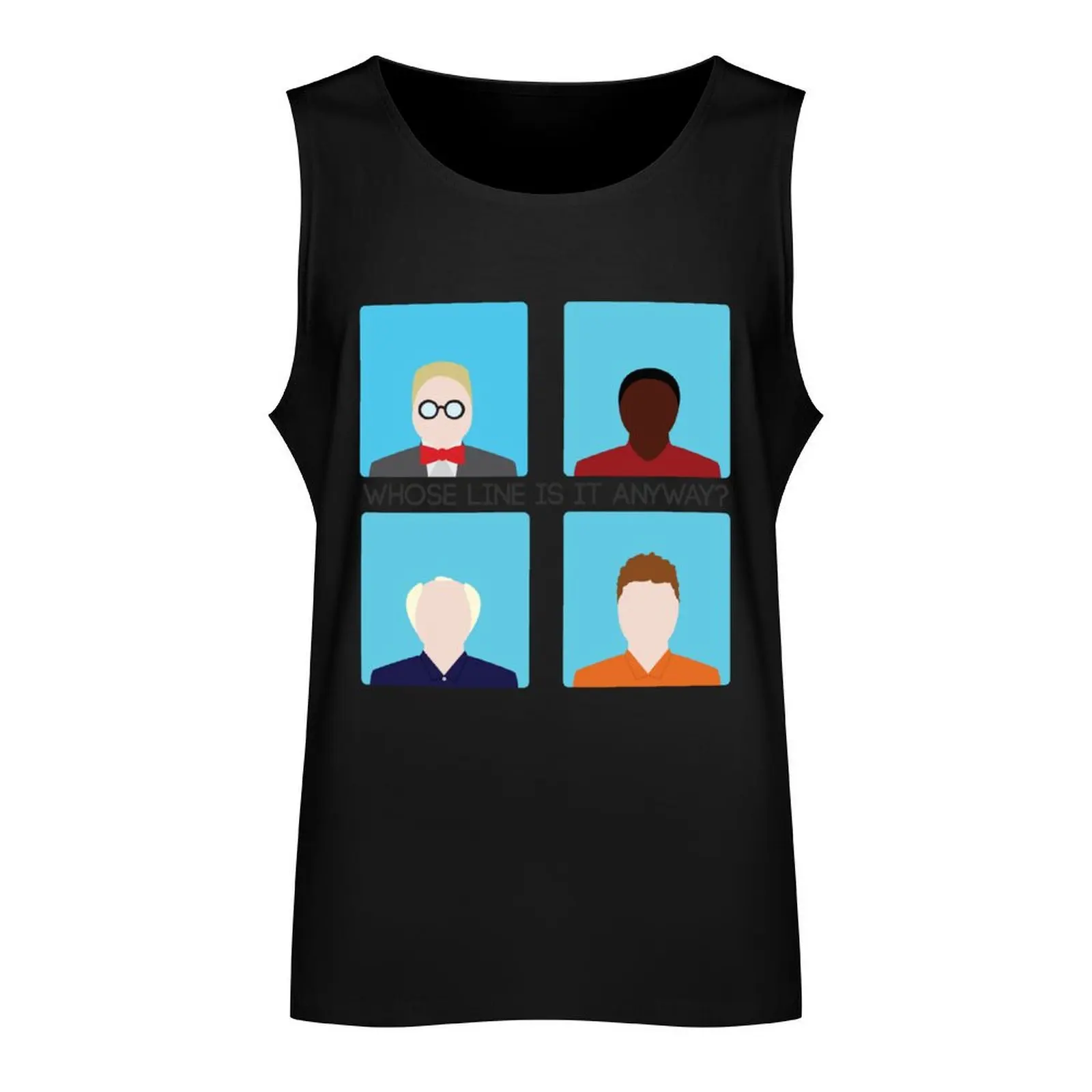 Whose Line is it Anyway? Take Two Tank Top Gym wear Man clothes for gym