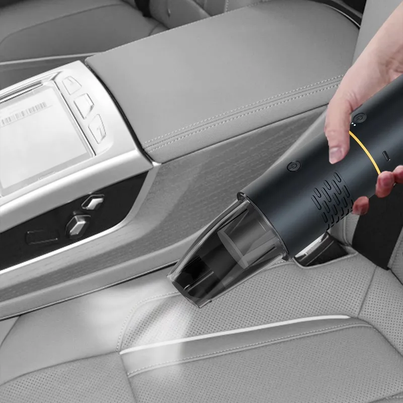 4-in-1 24V Portable Car Cleaning & Emergency Tool Kit with Electric Washer Wireless Vacuum Tire Inflator Auto Detailing Set