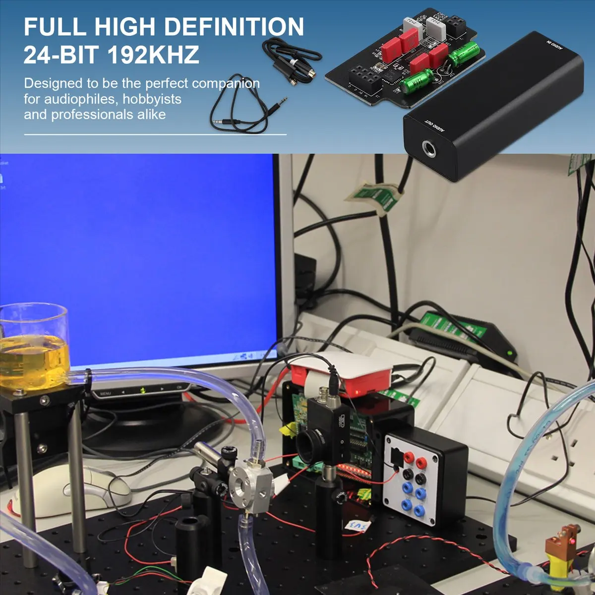 

RISE- For Raspberry Pi 5 Argon BLSTR DAC с изолятором земляного контура (только для Argon ONE V3)