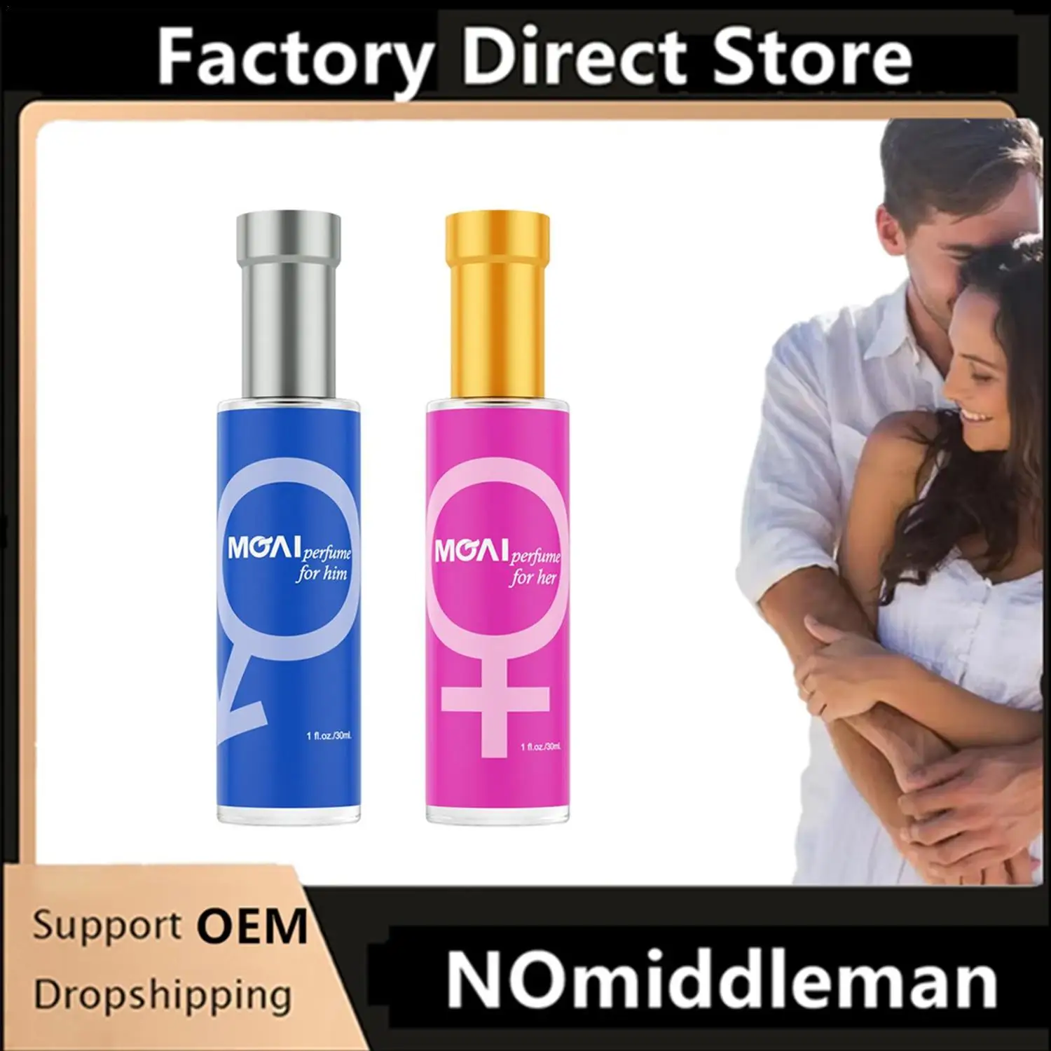 30ml Charm Parfum Mannen Vrouwen Feromoon Parfum Paar Flirten Dating Aromatherapie Parfum Verleiding Parfum Volwassen Speelgoed Gift