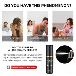 남성을위한 약초 지연 시간 스프레이 지속 더 긴 성 강도 음경 발기 발기 강화 오일 6 최고의 판매 음경 남성용 스프레이 확대 - №4