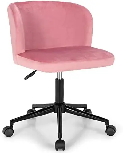 

Velvet Leisure Office Chair, Height Adjustable Vanity Chair, ° Swivel Comfy Computer Desk Chair, Ergonomic Swivel Rolling Accen