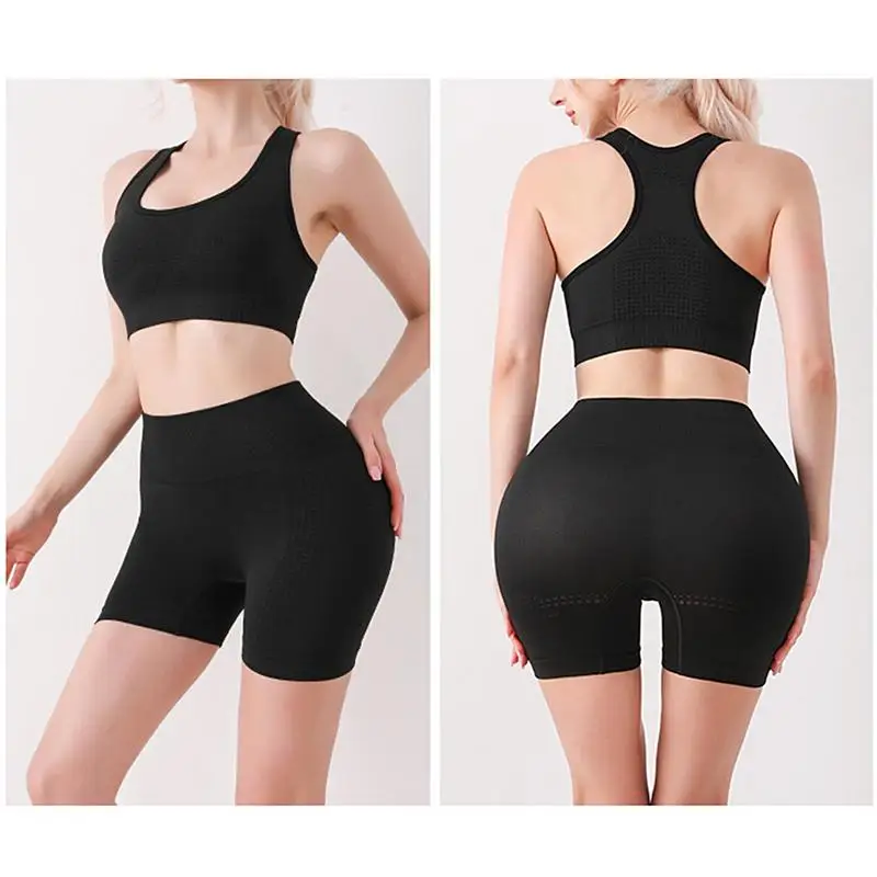 Pantaloncini per il sollevamento del culo pantaloncini modellanti pantaloni traspiranti a vita alta pantaloncini Shapewear da donna per l'esercizio Yoga corsa sport Fitness