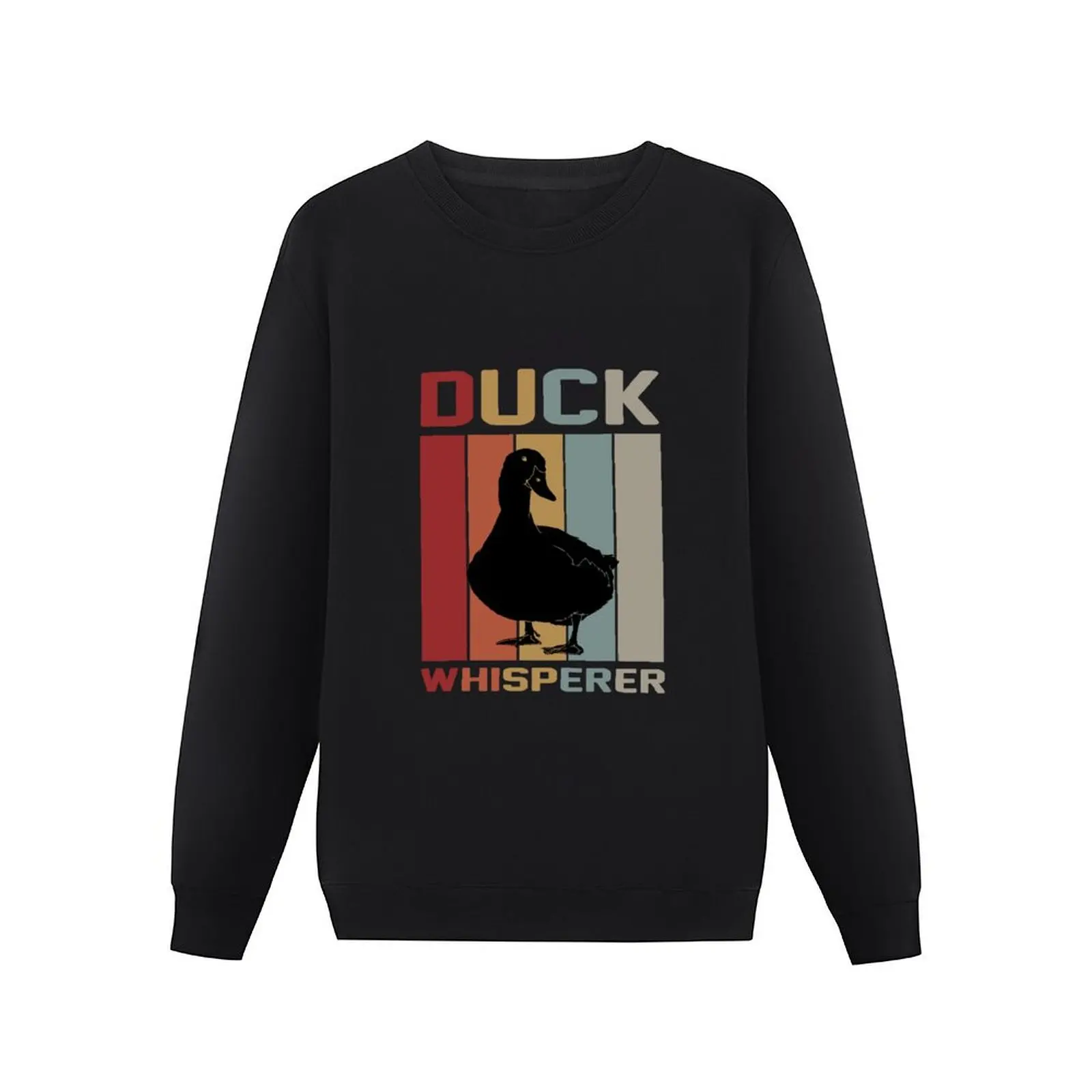 Vintage Duck Whisperer - Retro Duck Water Bird - Funny Duck Quote for a Lover Pullover Hoodie