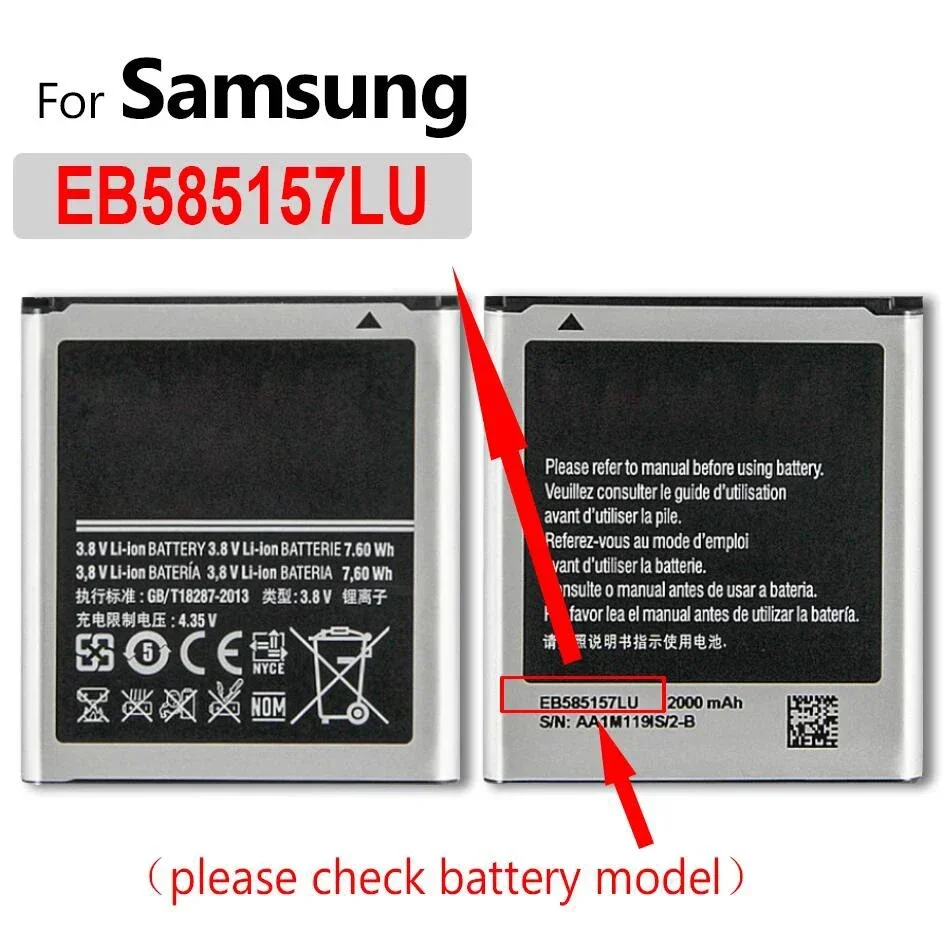 Battery For Samsung W559 S5620I S5630C C3200 F339 S5296 C3322 GT-C3530 S5610 J120F J250F J260F G530 G360 G500 i579 i679 i8260