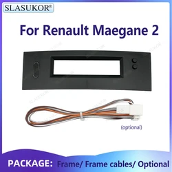 For Renault Megane 2 2002-2009 Lower Screen Frame Panel Car Radio Panel Player Audio Frame Dashboard Mount Kit Wholesale