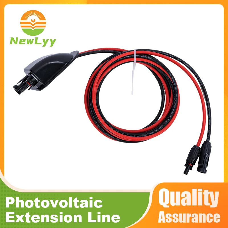 10 AWG Solar-Verlängerungskabel mit wasserdichter Anschlussdose für Wohnmobil, Boot, Wohnmobil, Marine, Solarpanel-System
