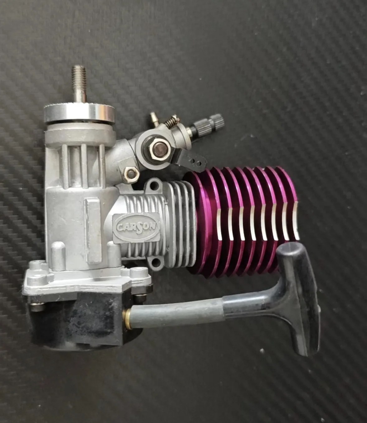 Carson 15-Grade Methanol Engine with Hand Pull Starter  New Unused RC Car Single Needle Carburetor Engine 15 Class