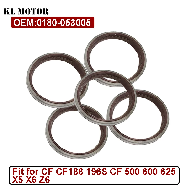 

5pcs 0180-053005 End Face Oil Seal For CF CF188 196S CF 500 600 625 X5 X6 Z6 QUAD GO KART