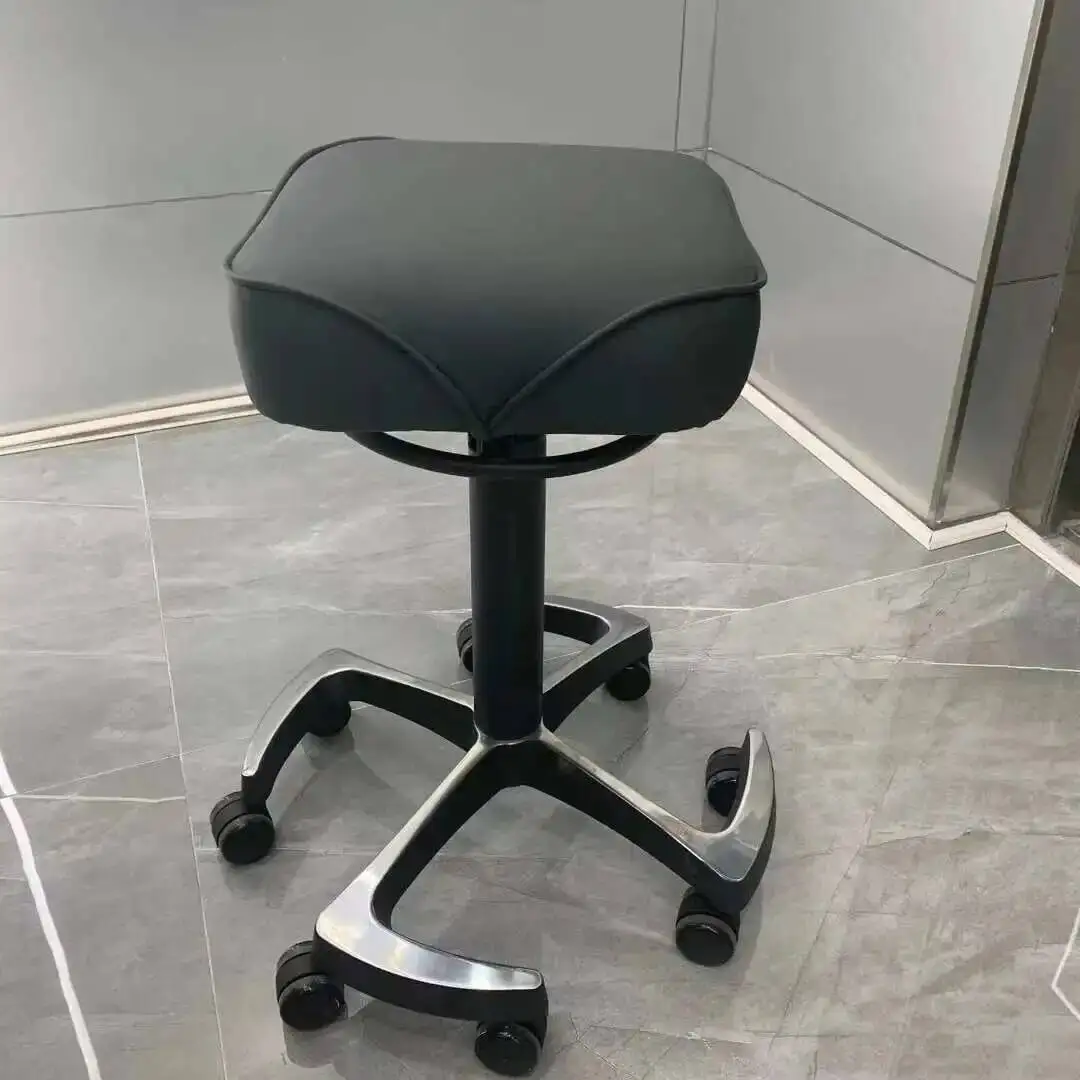 

Barber with Chair Stool Master Wheels Professional Manicure Shop Barber Chair Hairdresser Stuhl Furniture for Beauty Salon AA