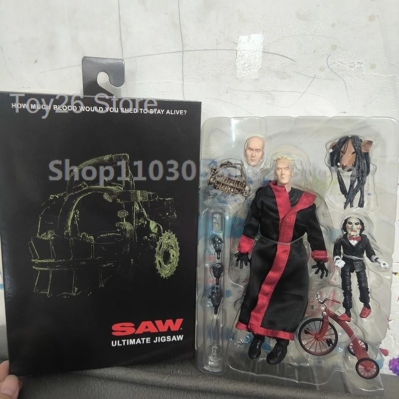 MOVIE Figure Saw Jigsaw Red Robe Action Figure Black Robe GK Statue Manga Deluxe Figure Anime Collection Model Halloween Gift - view 3