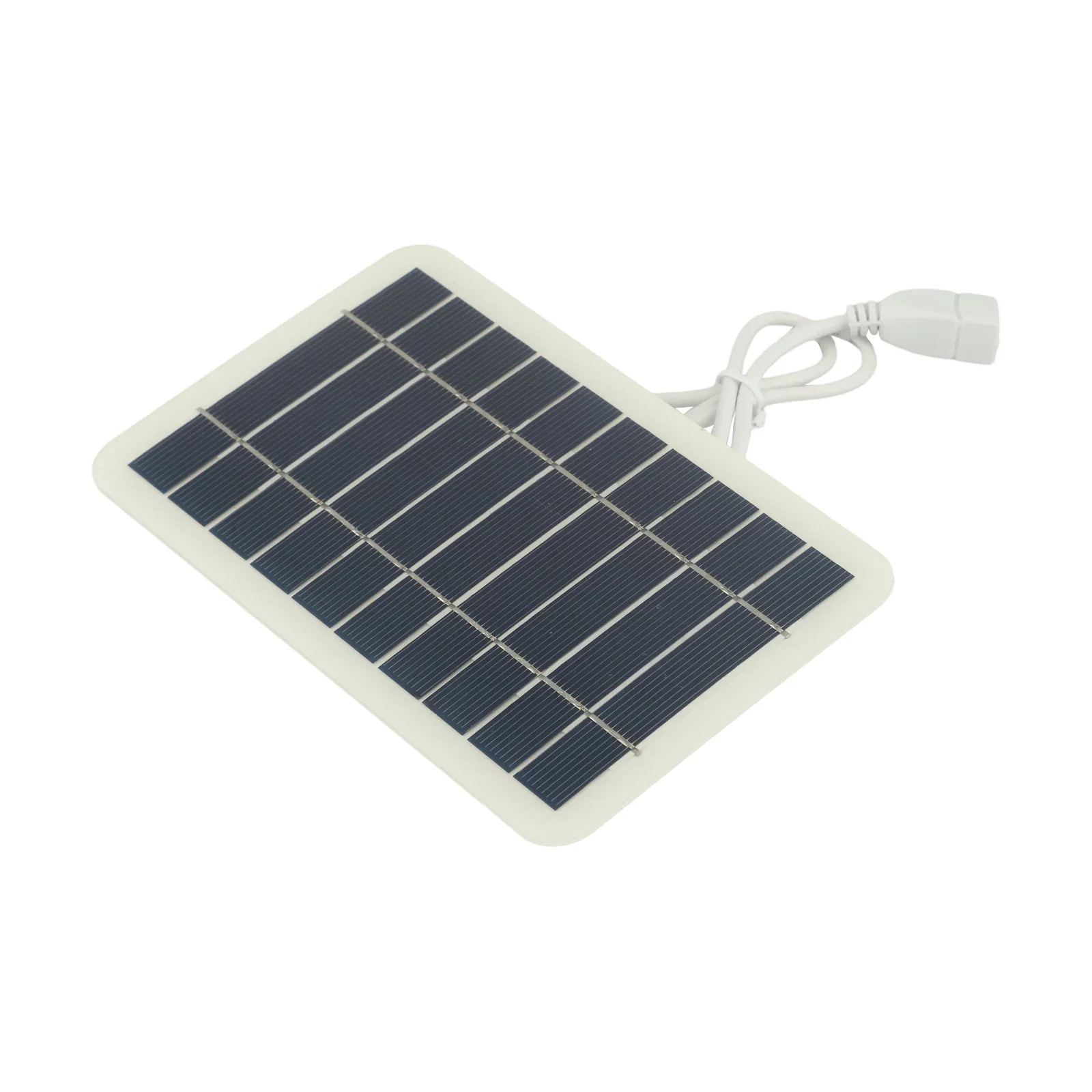 5V 5W Portable Solar Panel With USB Safe Charging Stabilizer Battery Charger  For Outdoor Charge 3.6V-5V Electronic Products