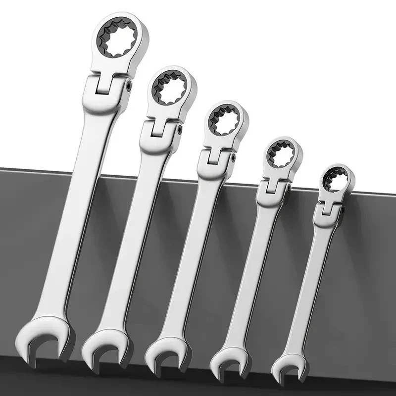 Adjustable Ratchet Wrench 6mm-10mm Repair Quick Wrench Bike Cars Mechanical Workshopl Hand Tool Box Keys Kit Socket