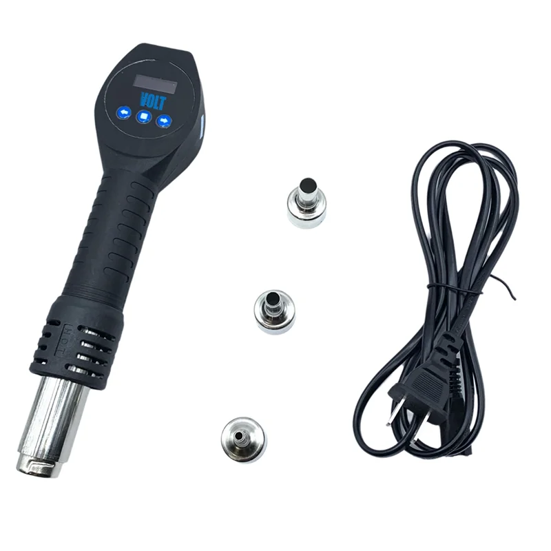 Contrôle portatif de température de Guntool 550W PID d'air chaud de PTS550W 100-450 °   Outil de réparation réglable à air chaud, prise américaine