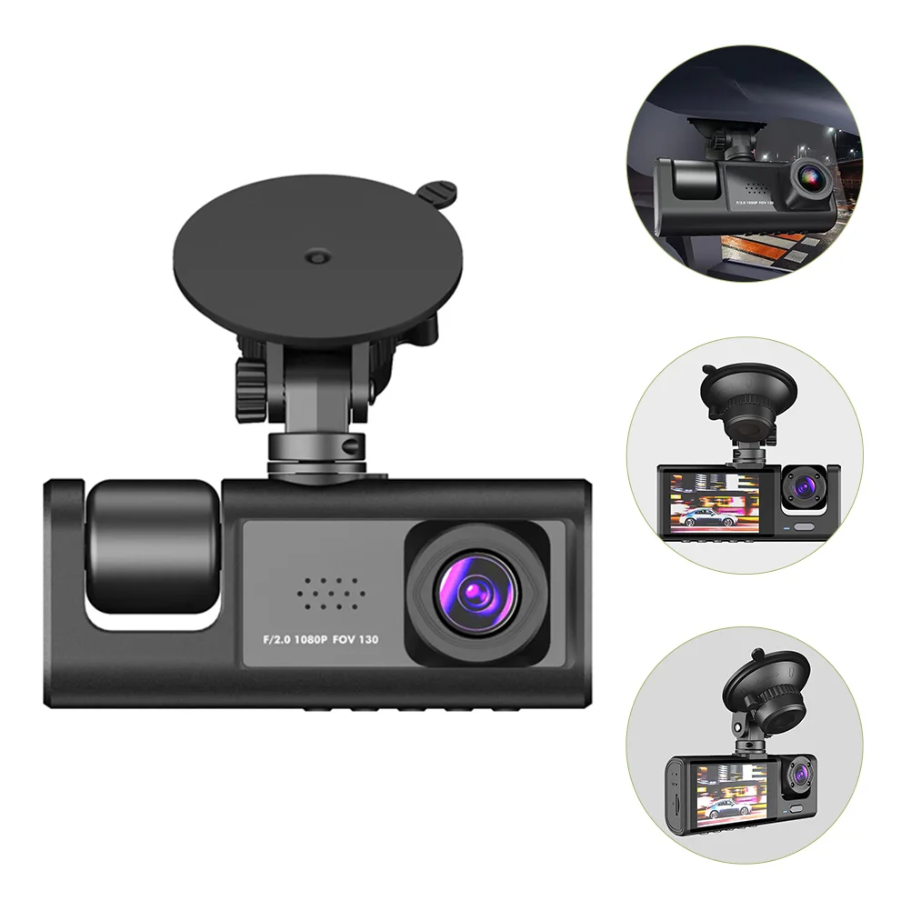 

Driving Recorder Dashcam Car Drive Digital Screen Camera Lens Plastic Wide Angle