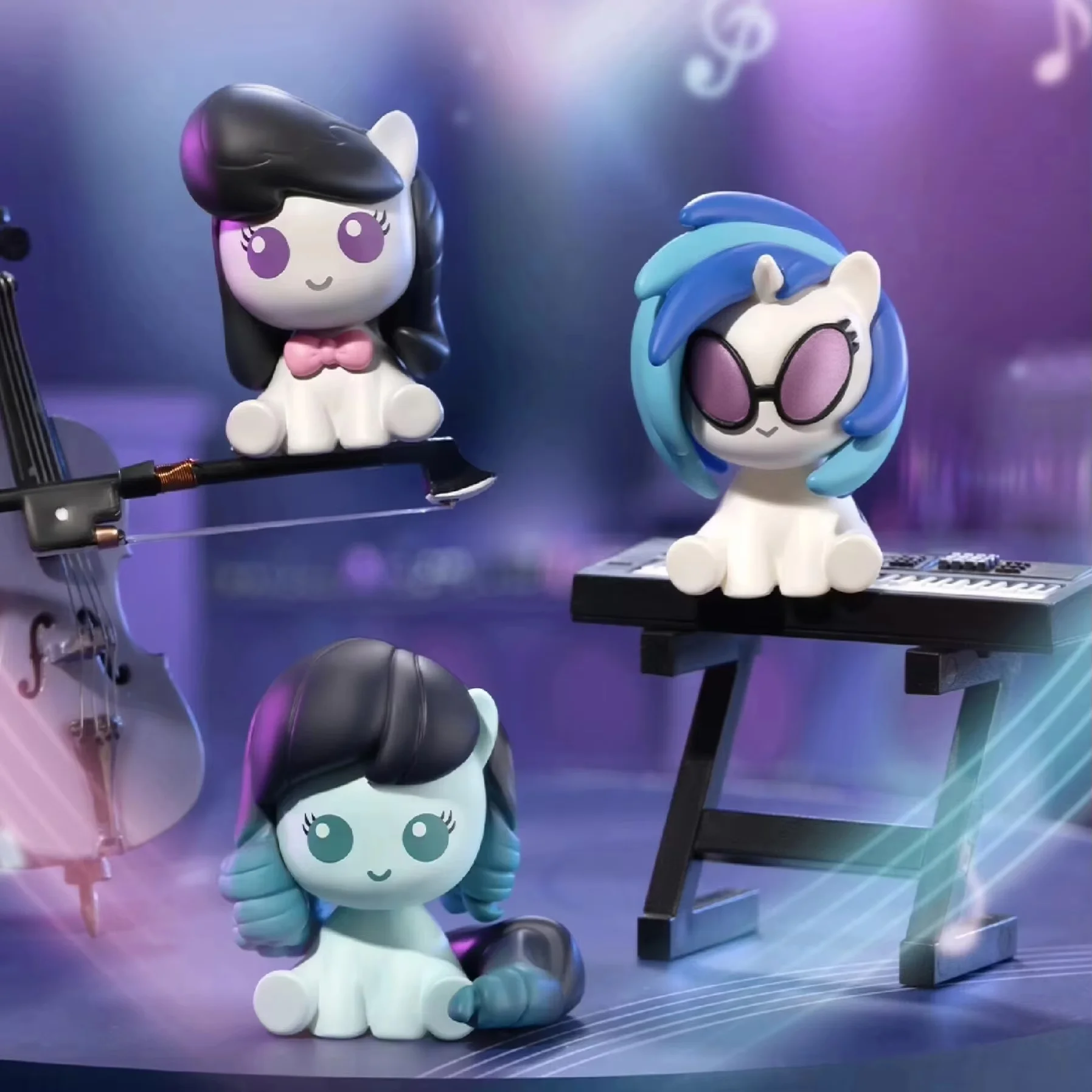 マイリトルポニー マジックボトル ブラインドボックスセット ミニビーンおもちゃ かわいいアップルジャック ピンキーパイ コレクタブルモデル 誕生日デスク装飾用