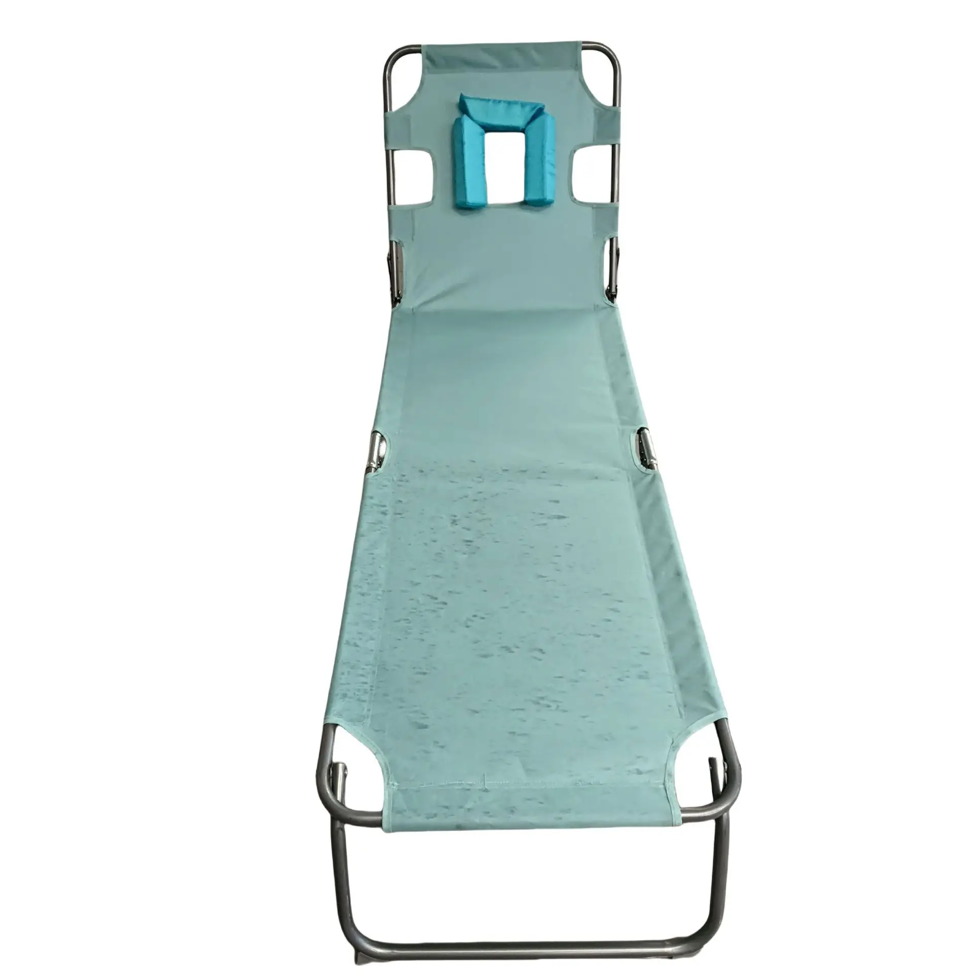 

Villa Swimming Pool Lounger Outdoor Portable Folding Beach Bed Triple Fold Massage Lounger Outdoor Patio Leisure Lounger