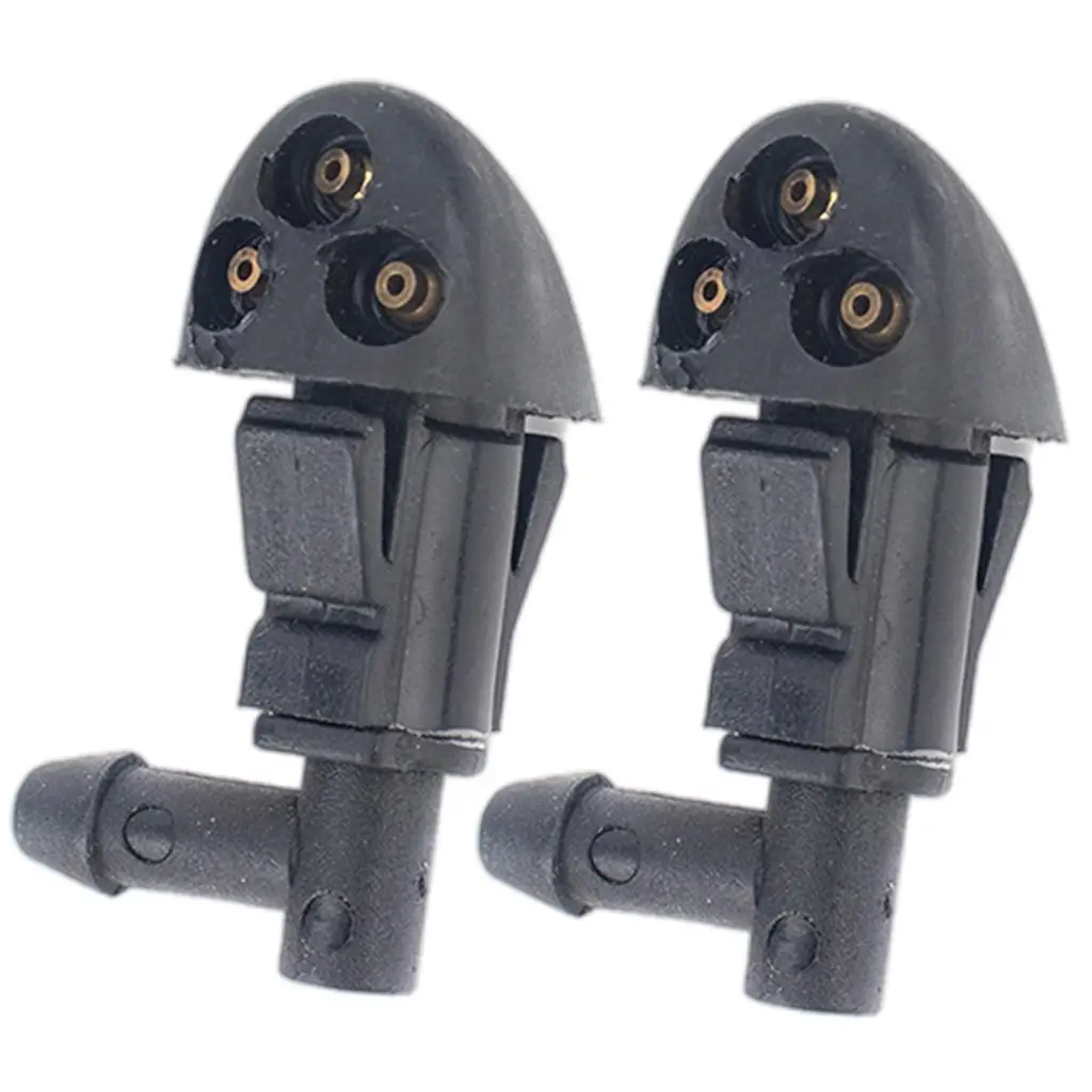 Car Windshield Wiper Spray Nozzle Black 2pcs Replacement for Chevrolet Cruze 2009-2014 Accessories