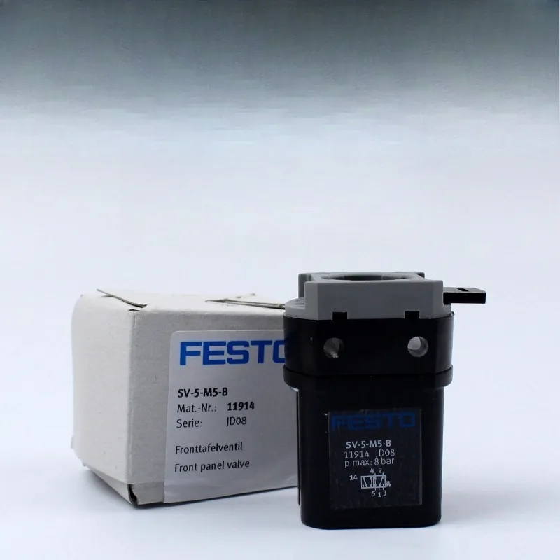 Peças para FESTO Festo, válvula básica SV-3-M5 6817 SV-5-M5-B 11914 original genuíno