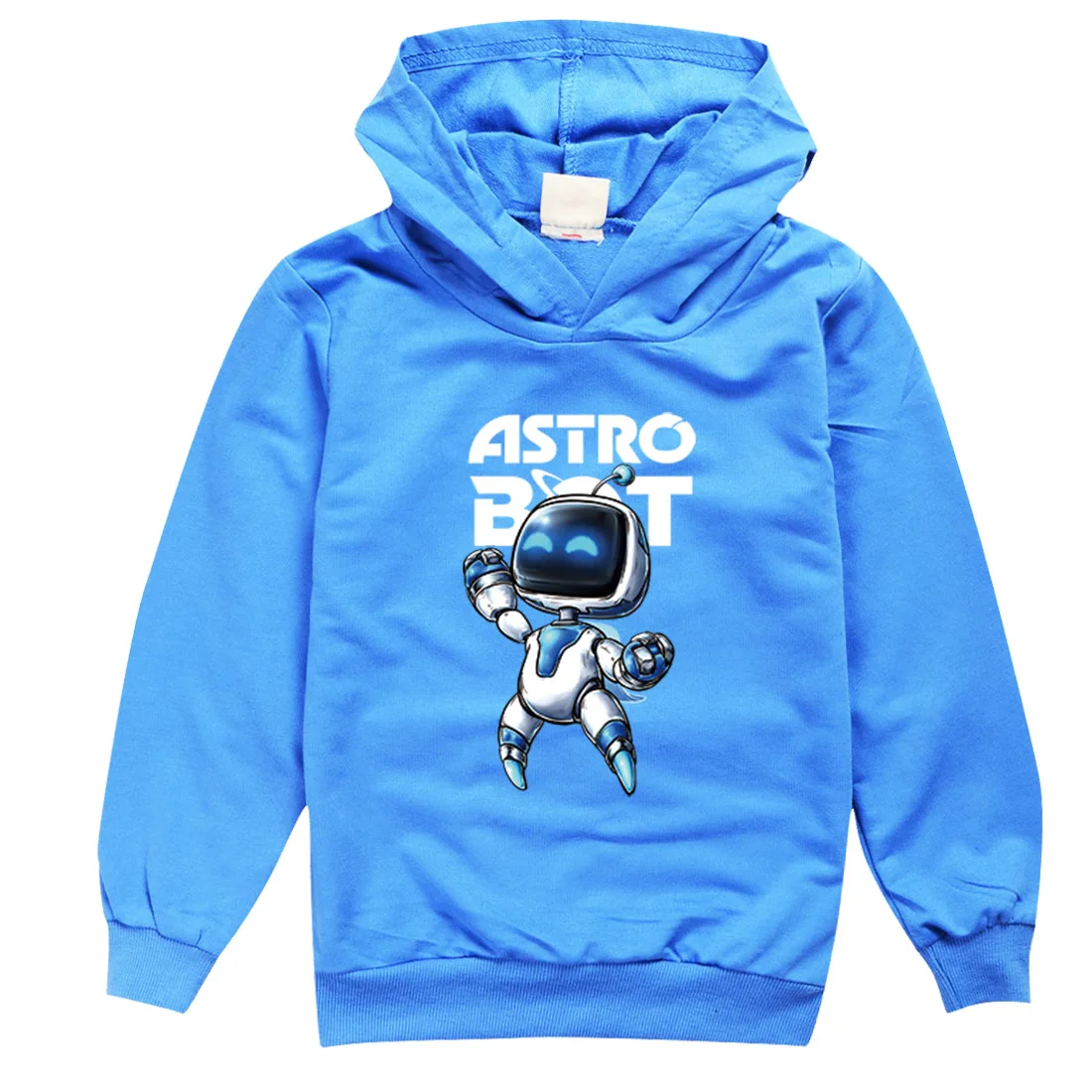 Hot Astro Bot Hoodie Kids Comic Clothes for Toddler Girl Pullover Long Sleeve Coats Boys Soft Fabric Outerwear Children Clothing