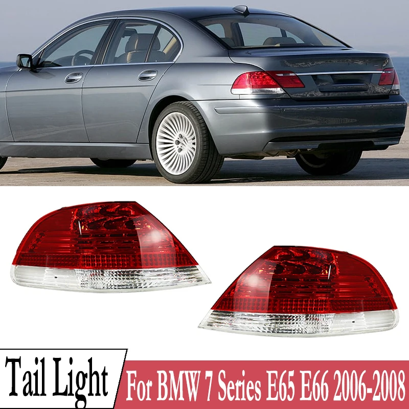 

For BMW 7 Series E65 E66 2006-2008 LED Car Rear Bumper Tail Light Assembly Brake Light Turn Signal Light 63216937515 63216937516